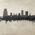 Kingston Upon Thames England Skyline Concrete Mural Wallpaper - pure wallpaper artwork