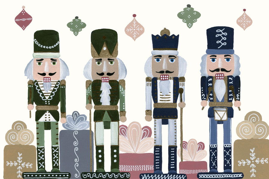 Vintage Nutcrackers I Mural Wallpaper