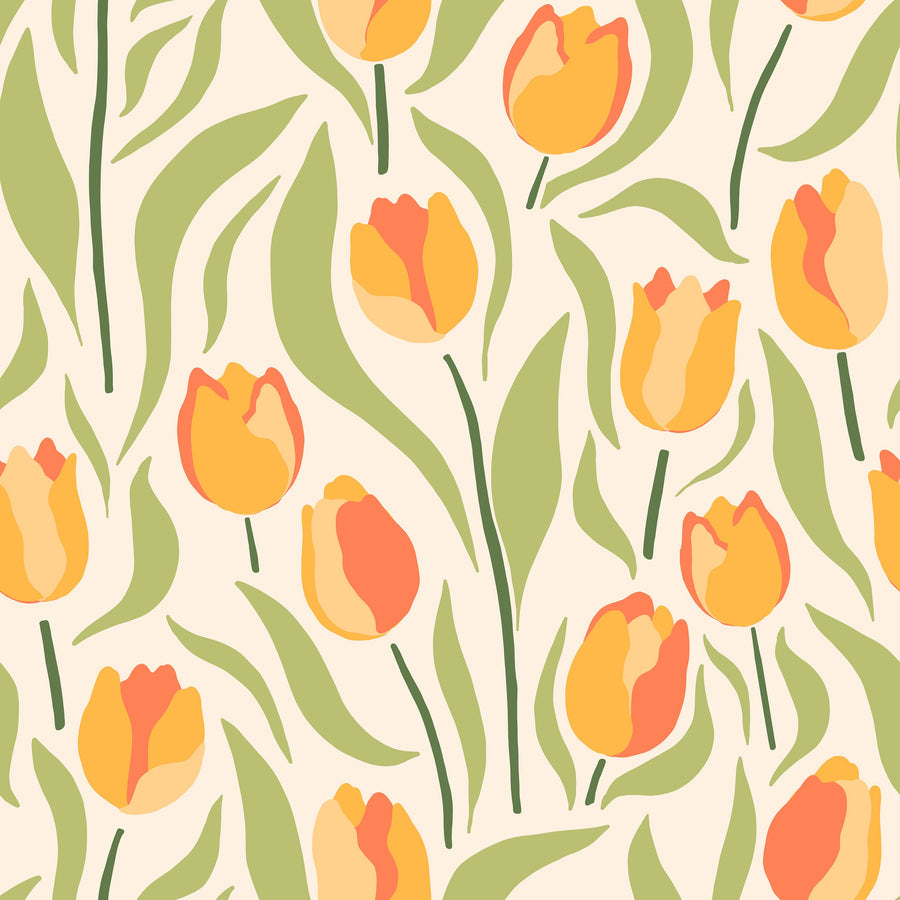 Tulipa Pretty Princess Mural Wallpaper