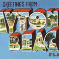 Greetings From Daytona Beach Mural Wallpaper - pure wallpaper artwork