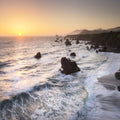 Sonoma Coast Sunset Square Mural Wallpaper - pure wallpaper artwork