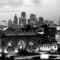 Kansas City Twilight Mural Wallpaper - pure wallpaper artwork