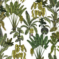 Banana Grove, White Mural Wallpaper - pure wallpaper artwork