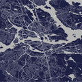 Map of Stockholm Mural Wallpaper - pure wallpaper artwork