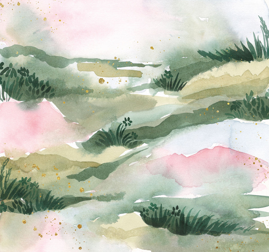 Midsummer Meadow V Mural Wallpaper