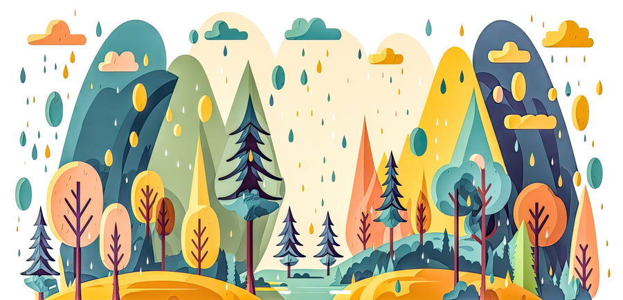 Fantasy Forest Spring Mural Wallpaper