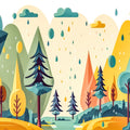 Fantasy Forest Spring Mural Wallpaper - pure wallpaper artwork