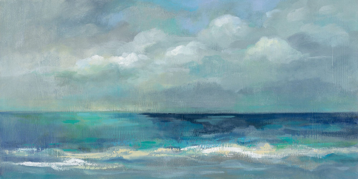 Clouds and Sea Mural Wallpaper - pure wallpaper artwork