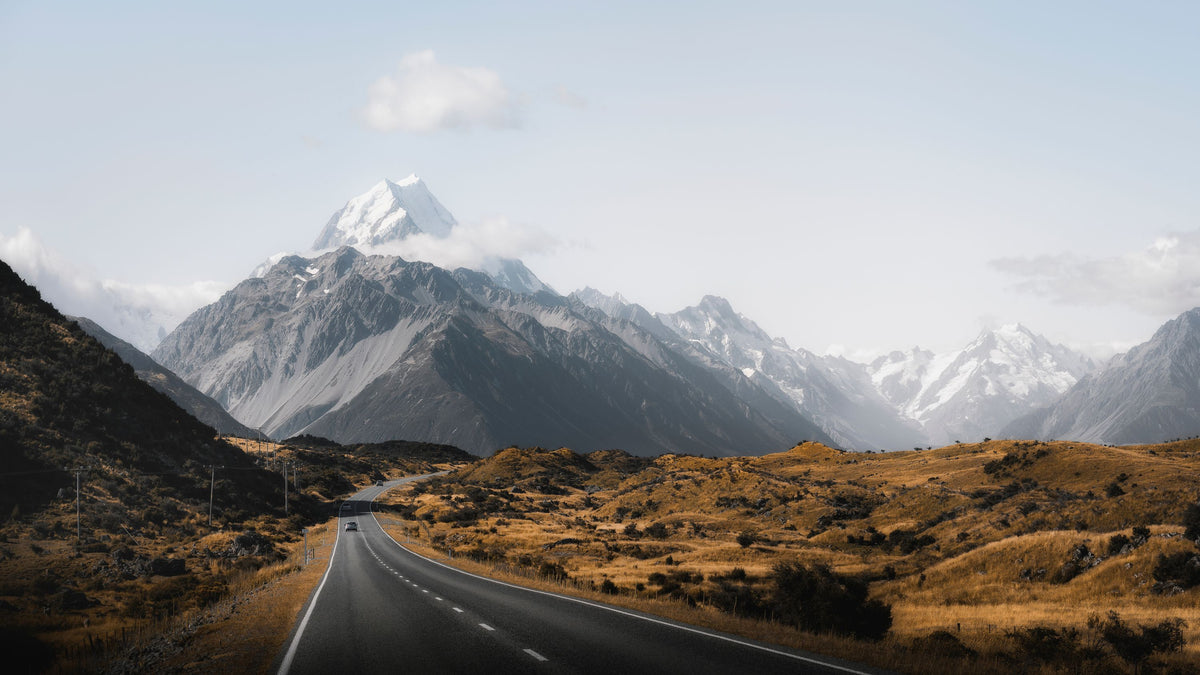 Roadtrip View Mural Wallpaper - pure wallpaper artwork