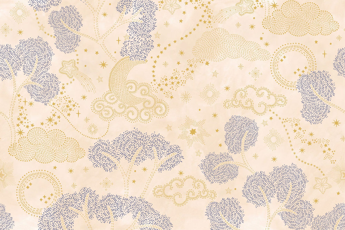 Moonlit Sky, Butter Mural Wallpaper - pure wallpaper artwork