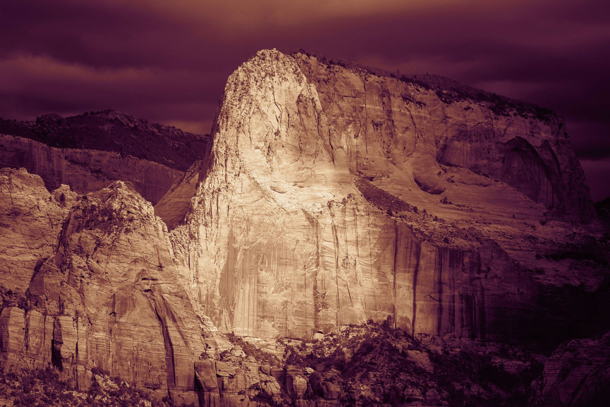 Sunset in Kolob Mural Wallpaper - pure wallpaper artwork
