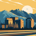 Travel Salt Lake City Mural Wallpaper - pure wallpaper artwork