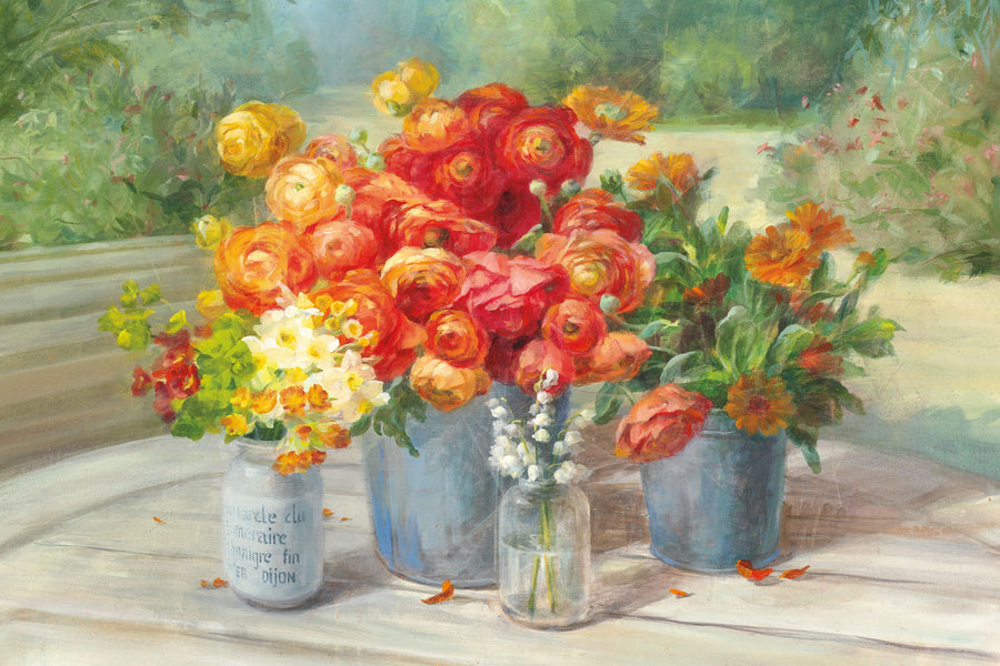 Flowers From the Garden Mural Wallpaper