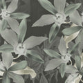 Big Orchids Green Mural Wallpaper - pure wallpaper artwork