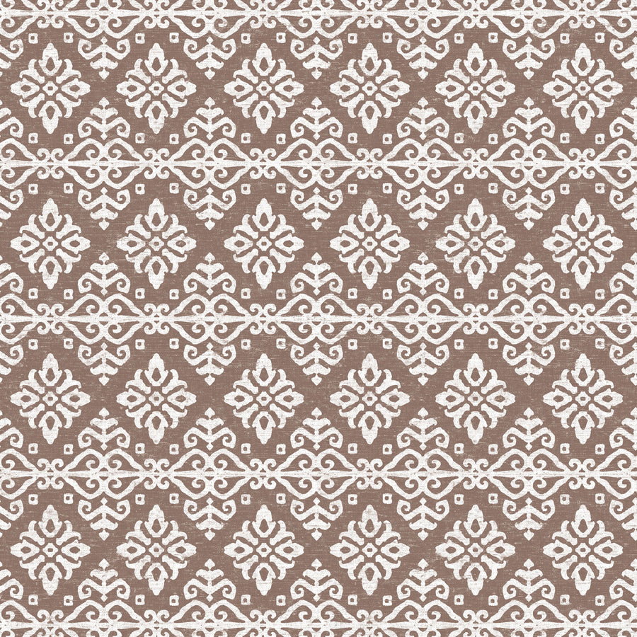 Amadora Squares Taupe Mural Wallpaper