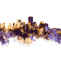 New Orleans Louisiana Skyline Purple & Gold Mural Wallpaper - pure wallpaper artwork