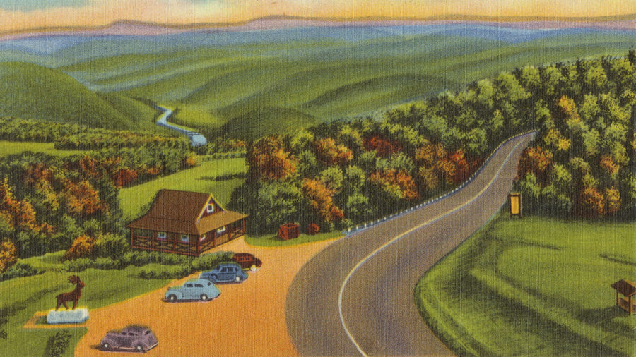 Deerfield River Valley Mural Wallpaper