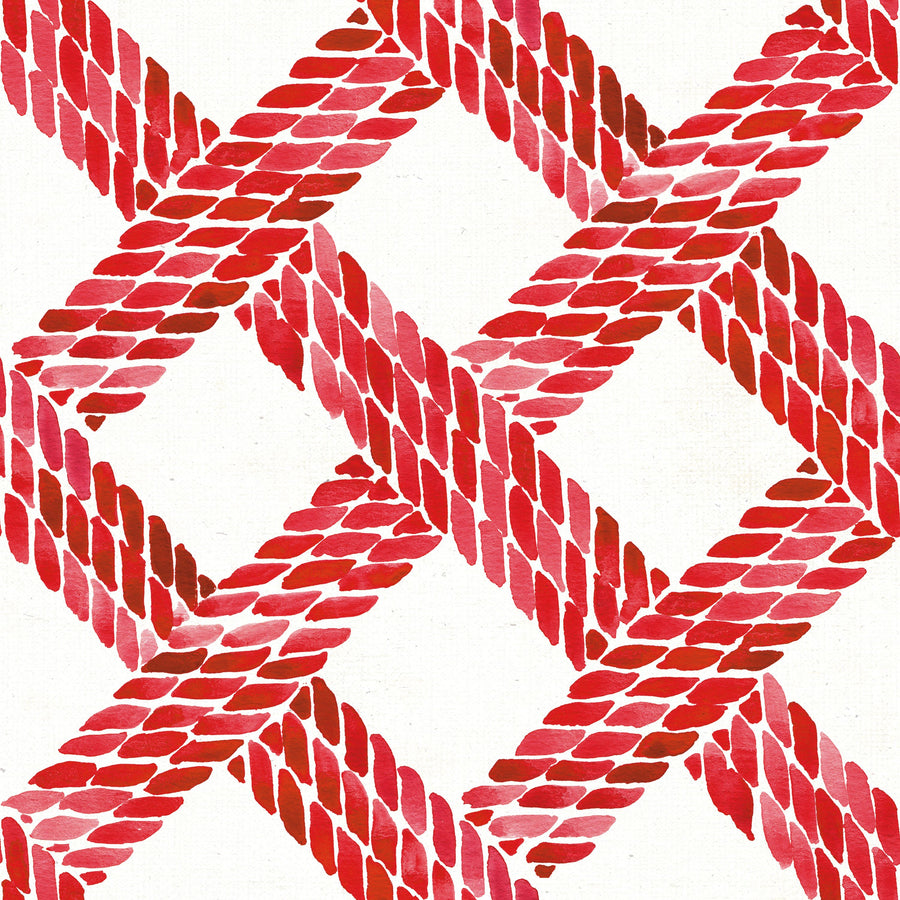Seafood Shanty Red I Mural Wallpaper