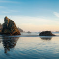 Ruby Beach Mural Wallpaper - Neutral Tone - pure wallpaper artwork
