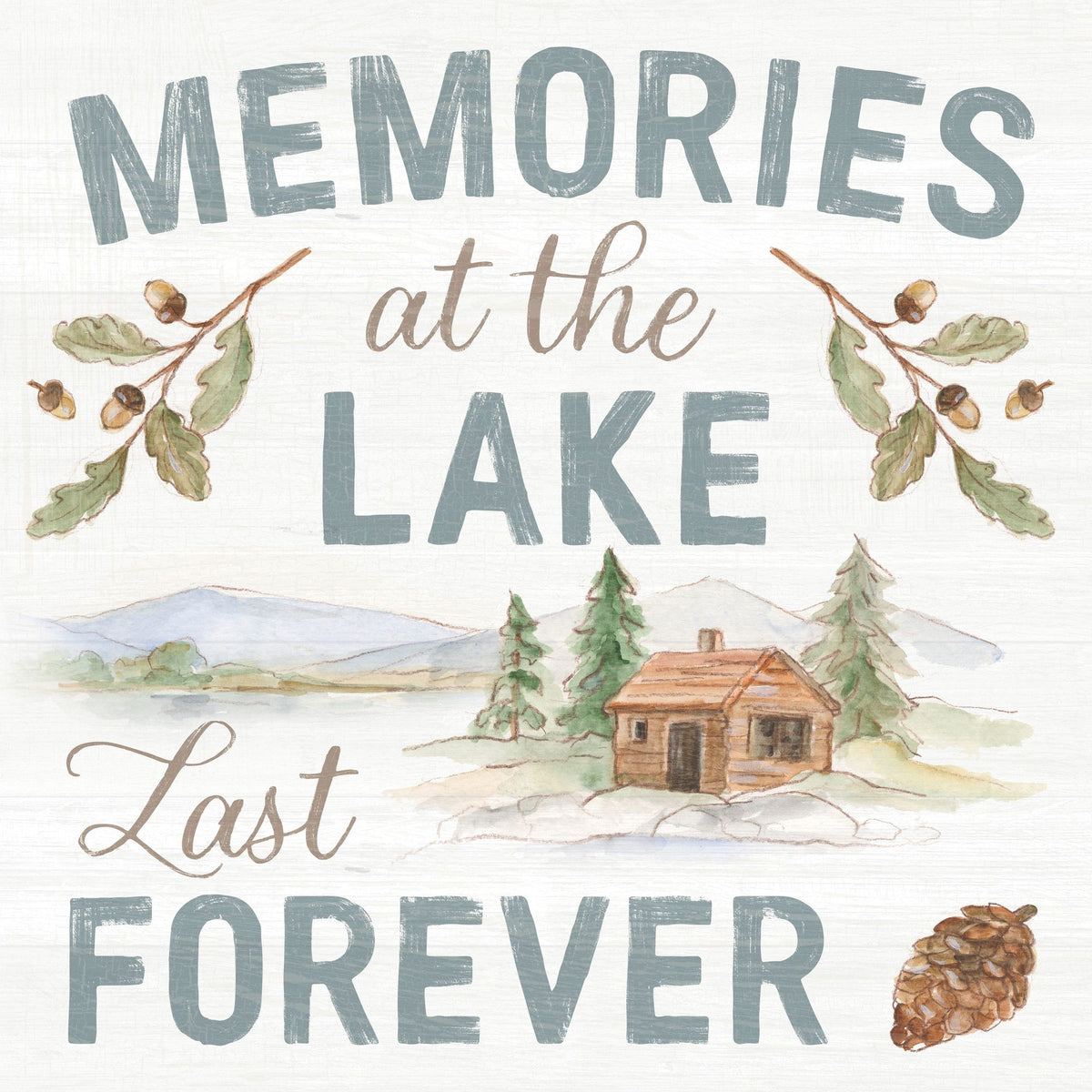 Lake Retreat IX Mural Wallpaper - pure wallpaper artwork