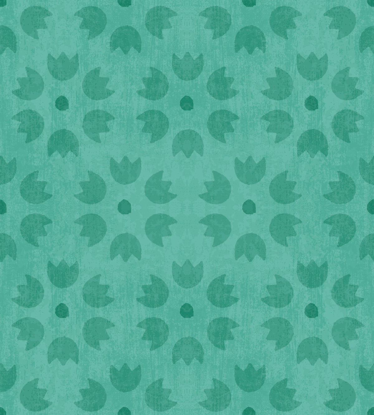 La Vida Flowers Blue Mural Wallpaper - pure wallpaper artwork