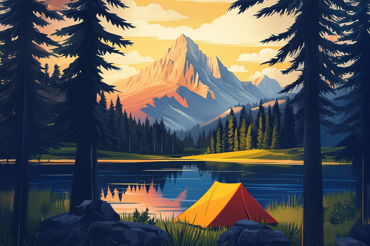 Travel Banff in Fall Mural Wallpaper - pure wallpaper artwork