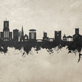 Guildford England Skyline Concrete Mural Wallpaper - pure wallpaper artwork
