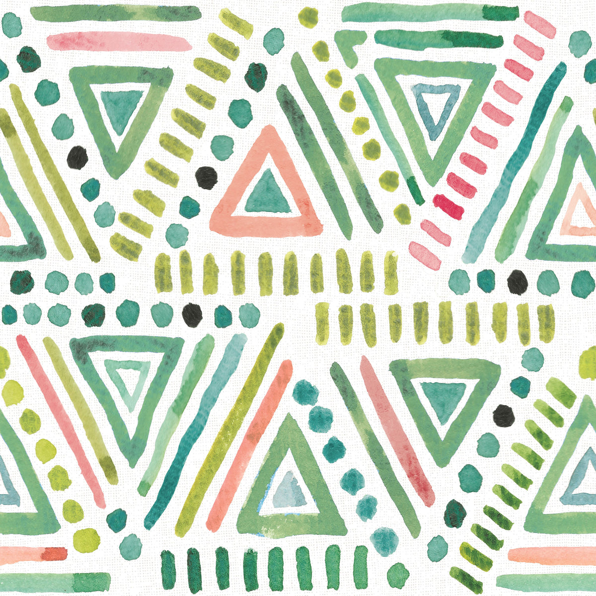 Paradise Shapes Mural Wallpaper - pure wallpaper artwork