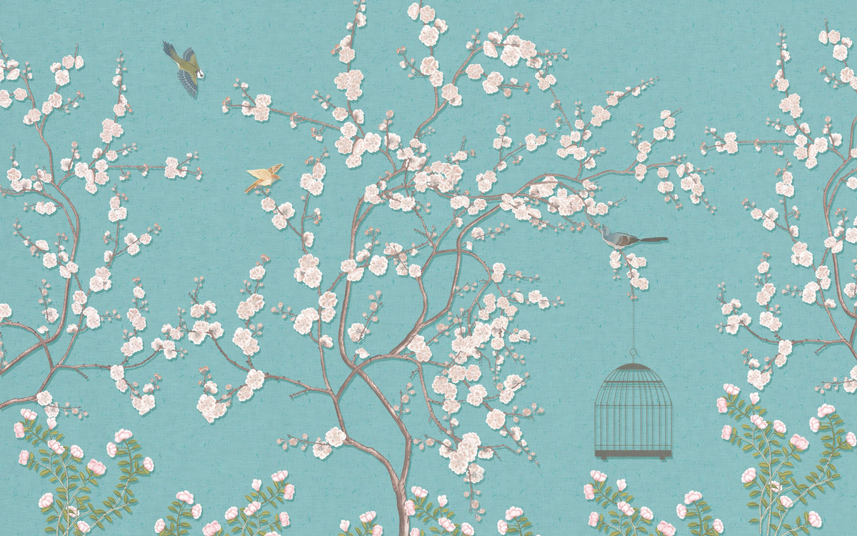Song Birds Mural Wallpaper - pure wallpaper artwork