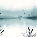 Lakeview Mural Wallpaper - pure wallpaper artwork