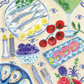 Seafood Tablescape Mural Wallpaper - pure wallpaper artwork