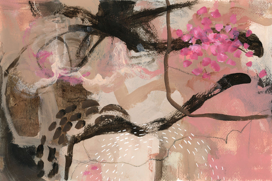 Trees and Blooms Mural Wallpaper