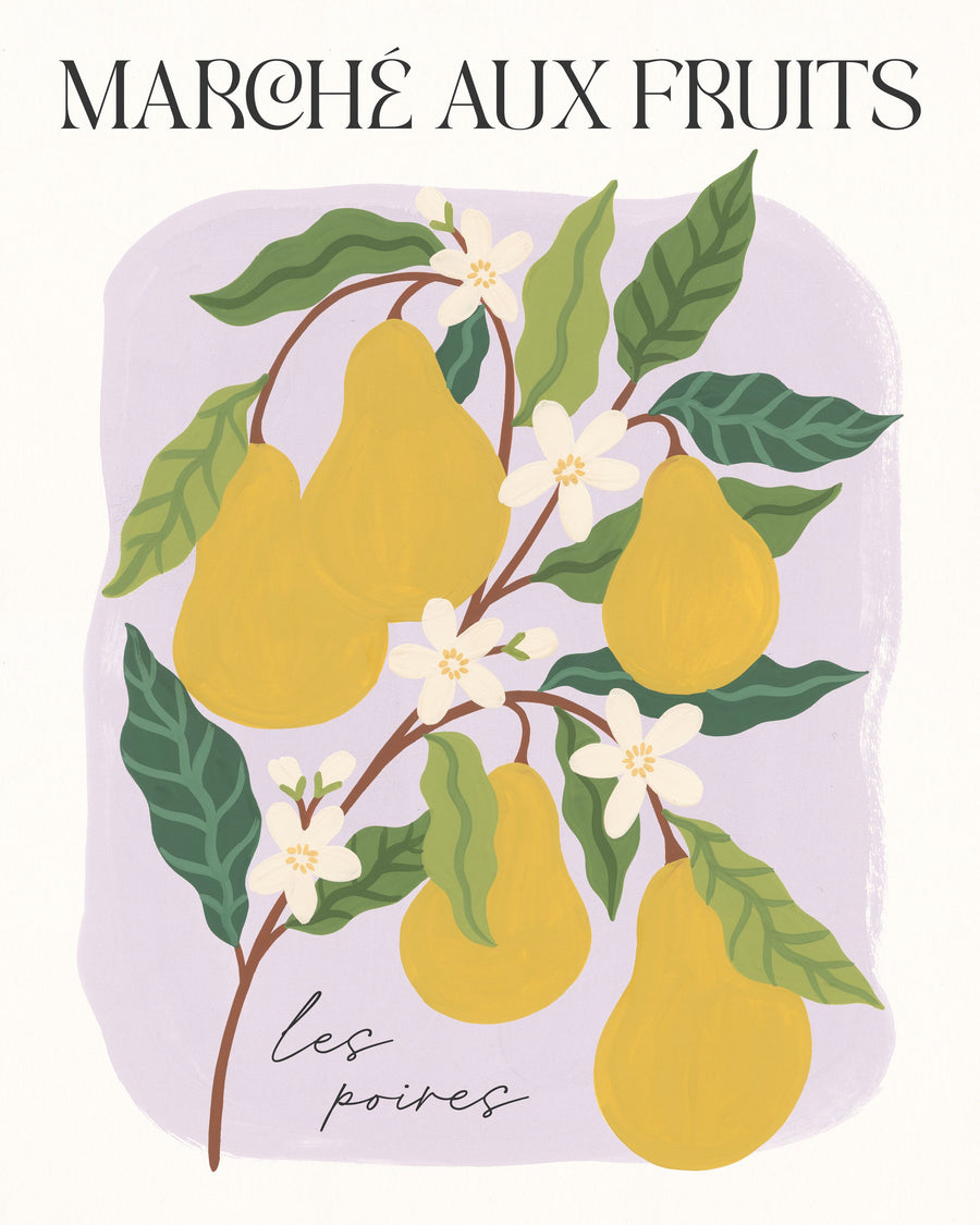 Marche Aux Fruits III Mural Wallpaper