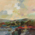 Teal Lake Mural Wallpaper - pure wallpaper artwork