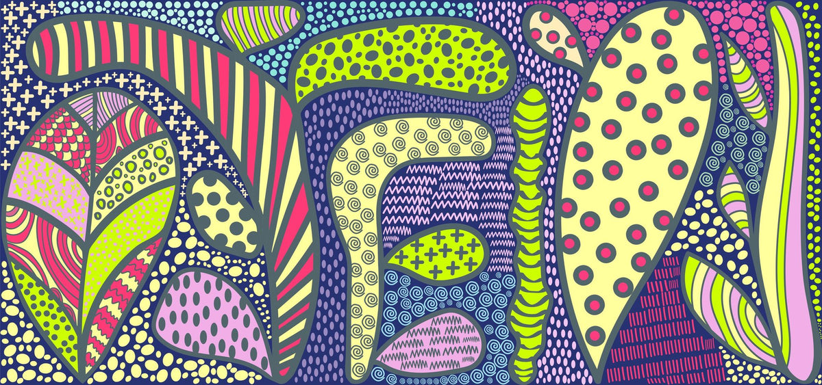 Trippy Forest Mural Wallpaper - pure wallpaper artwork