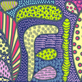 Trippy Forest Mural Wallpaper - pure wallpaper artwork