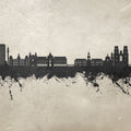 Rennes France Skyline Concrete Mural Wallpaper - pure wallpaper artwork