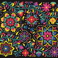 Floral Fiesta I Mural Wallpaper - pure wallpaper artwork