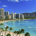 Coastal Paradise Skyline Mural Wallpaper - pure wallpaper artwork