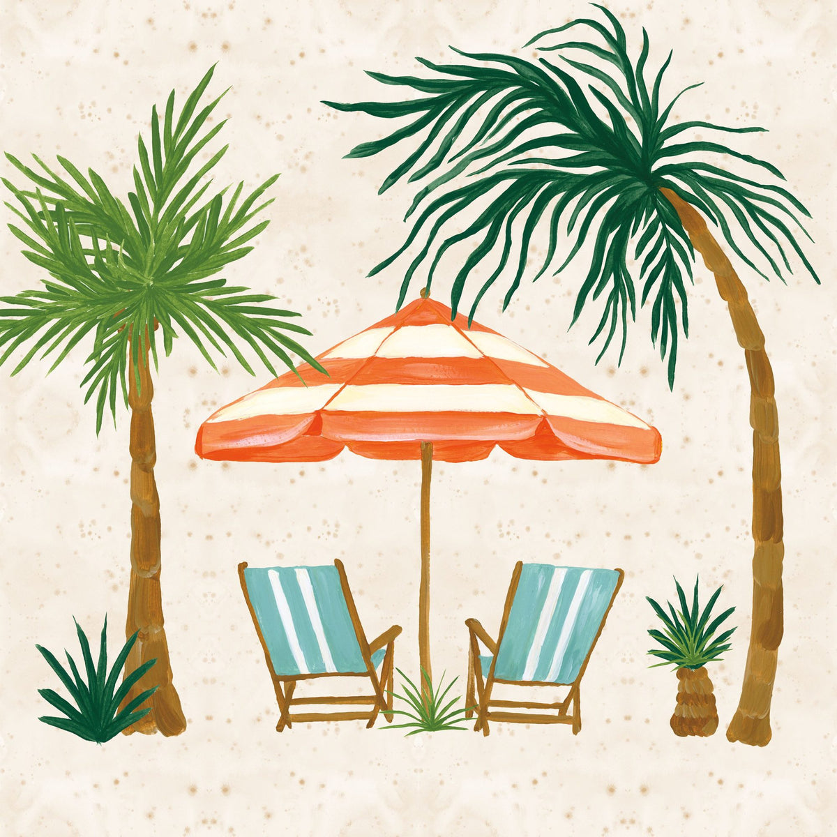 Beach Day III Mural Wallpaper - pure wallpaper artwork