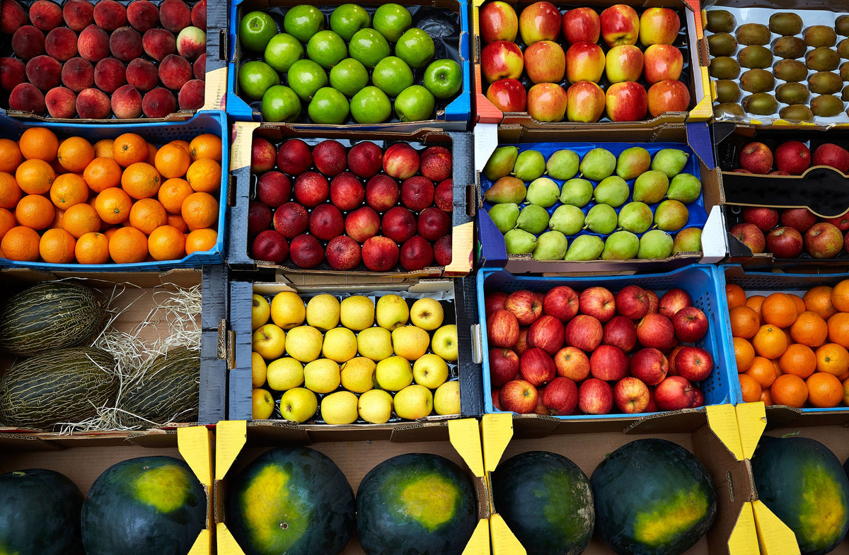 Fruits At Display Mural Wallpaper - pure wallpaper artwork