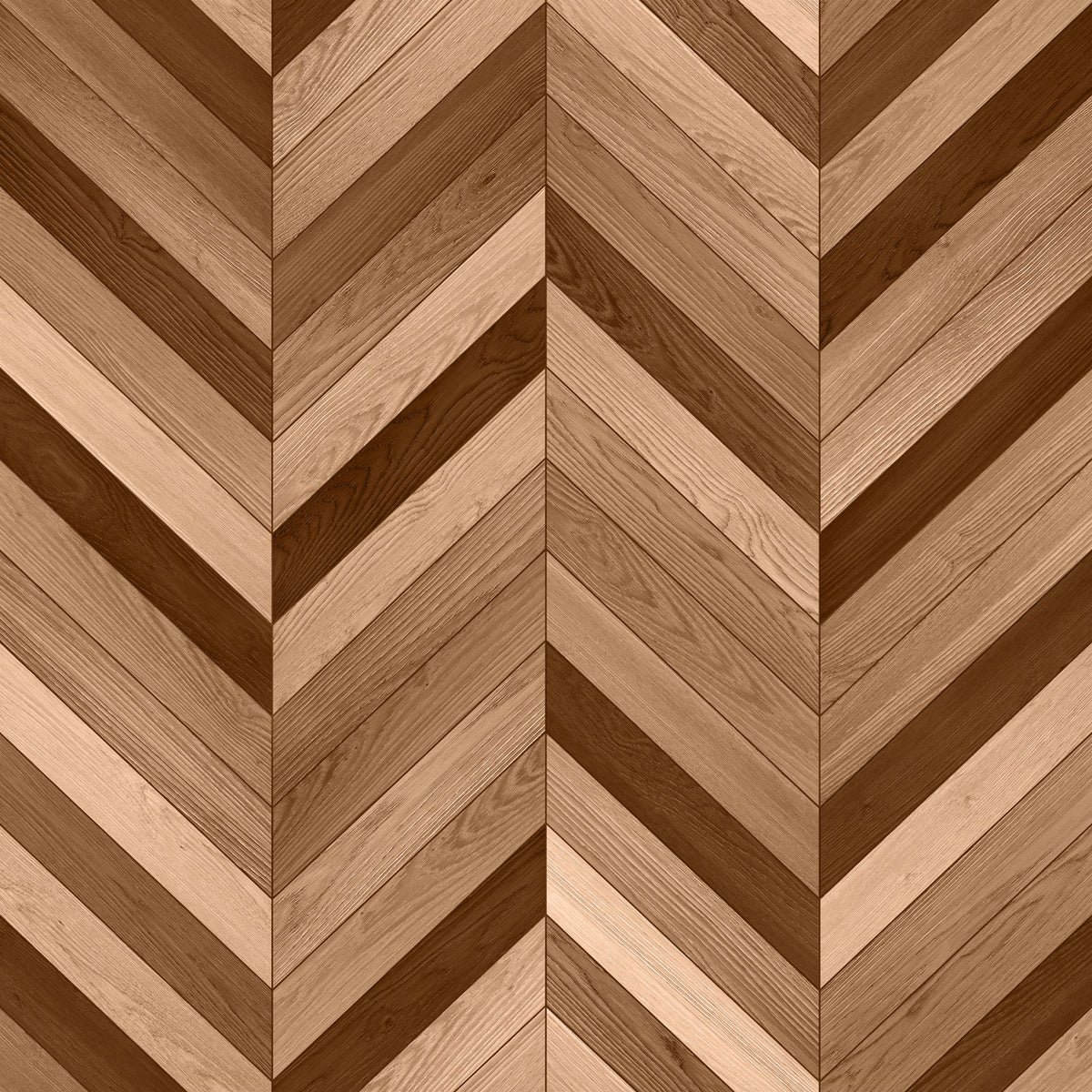 Chevron Wood, Walnut and Oak Mural Wallpaper - pure wallpaper artwork