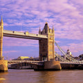 Twilight At Tower Bridge Mural Wallpaper - pure wallpaper artwork