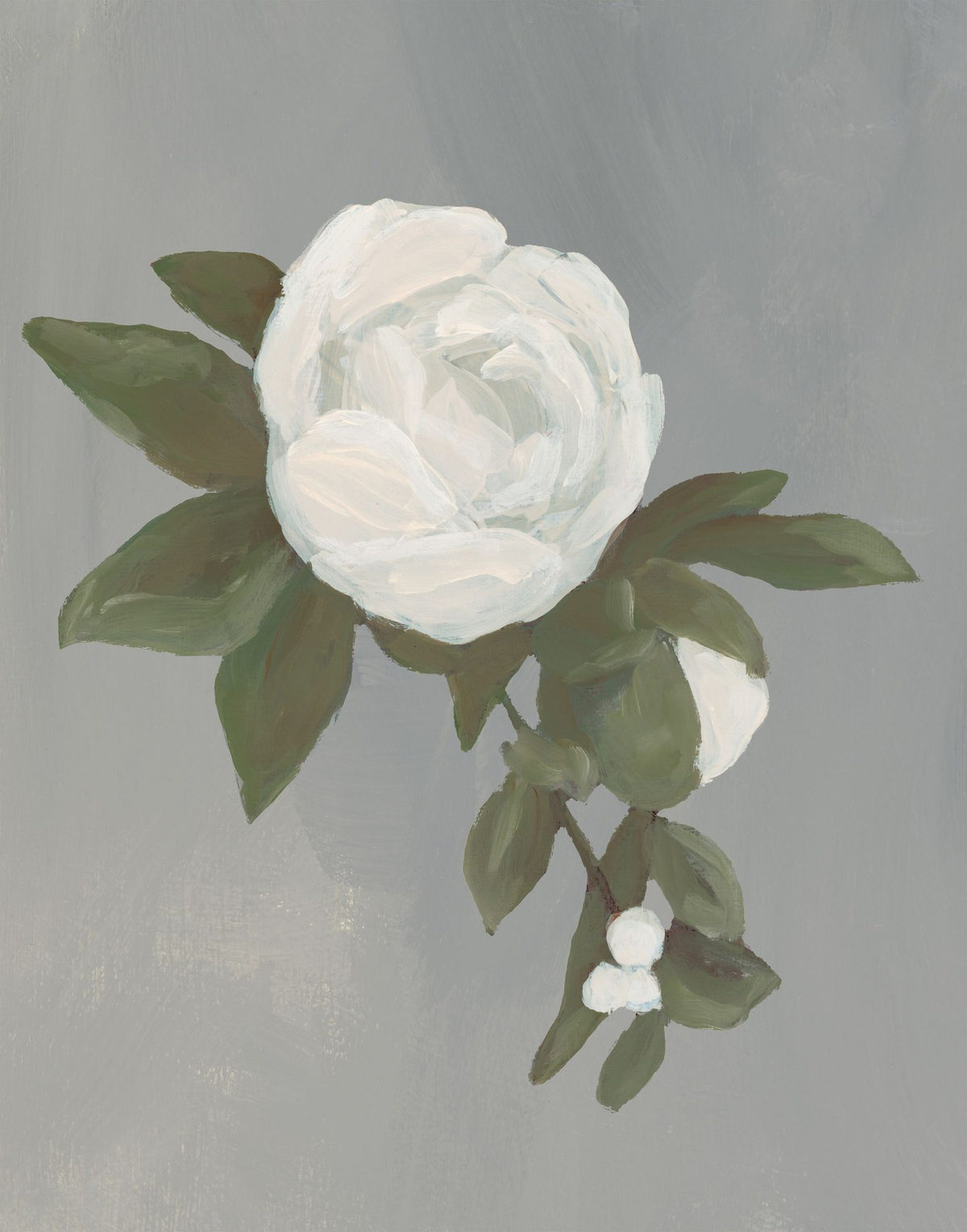 Sweet Peony Gray Mural Wallpaper - pure wallpaper artwork