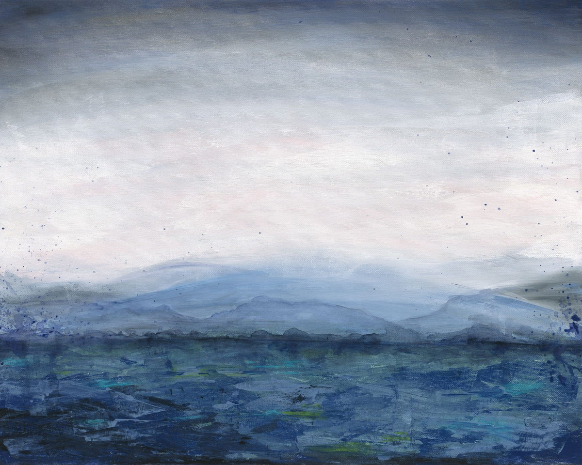 Mountain Lake Mural Wallpaper - pure wallpaper artwork