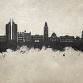 Murcia Spain Skyline Concrete Mural Wallpaper - pure wallpaper artwork