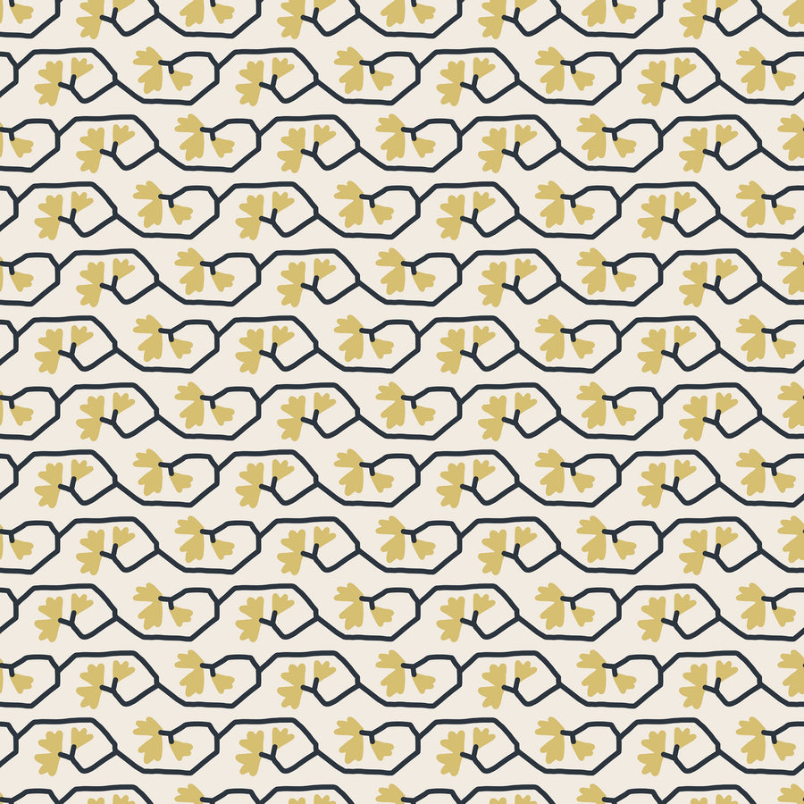 Yellow Climber Mural Wallpaper
