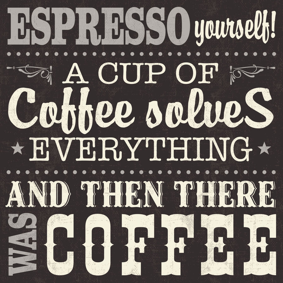 Coffee Lovers VIII Mural Wallpaper