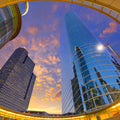 Texan Skyscrapers Mural Wallpaper - pure wallpaper artwork