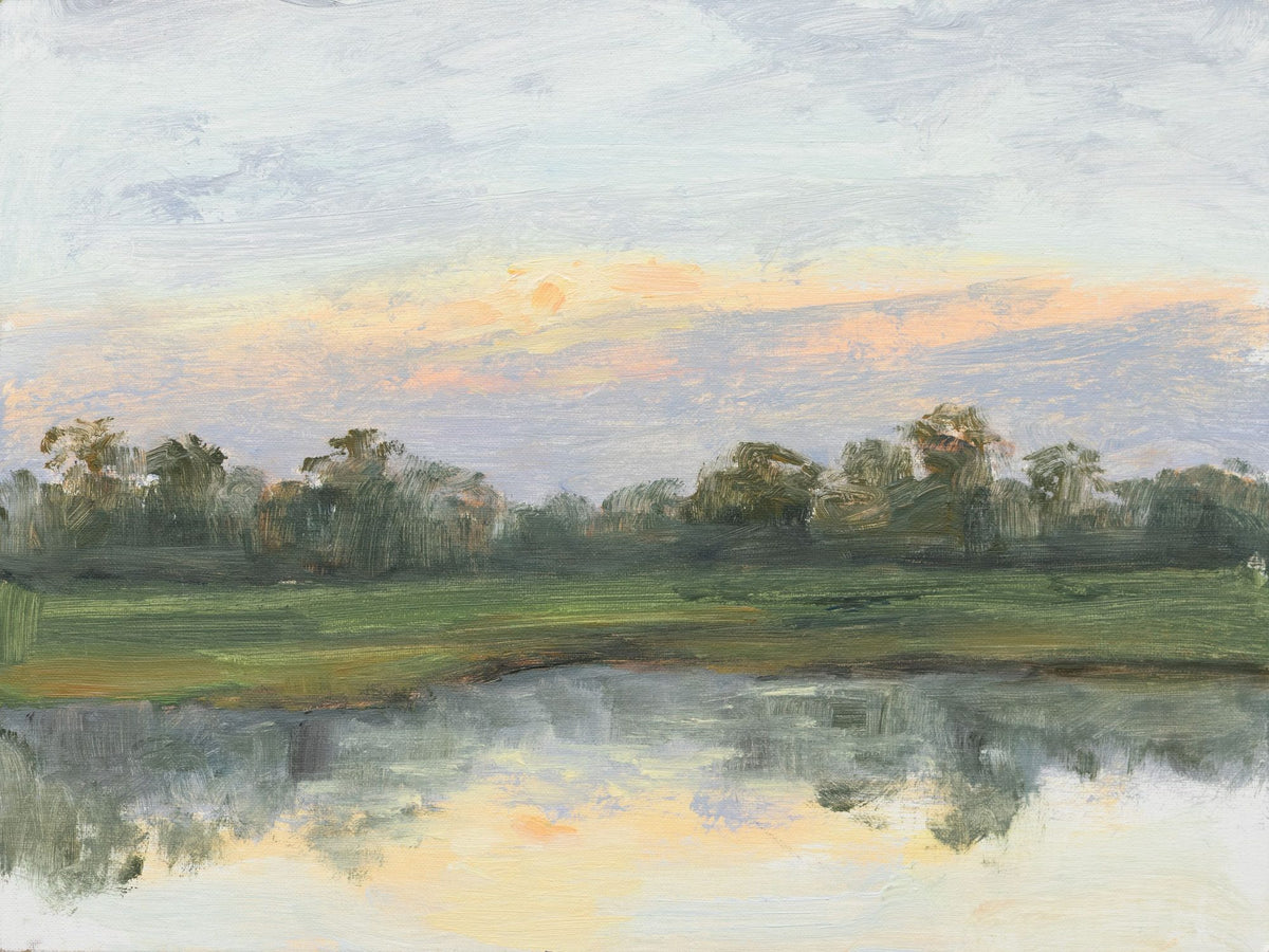 Calm and Still At Sunrise Mural Wallpaper - pure wallpaper artwork